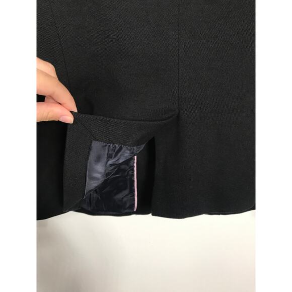 J.Crew 365 Going Out Open Blazer Women's 12 Black Office Work Simple Capsule - Picture 10 of 14